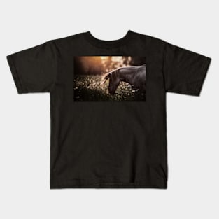 Summertime, ...And the cotton is high,,, Kids T-Shirt